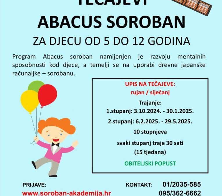 Tečajevi Abacus soroban