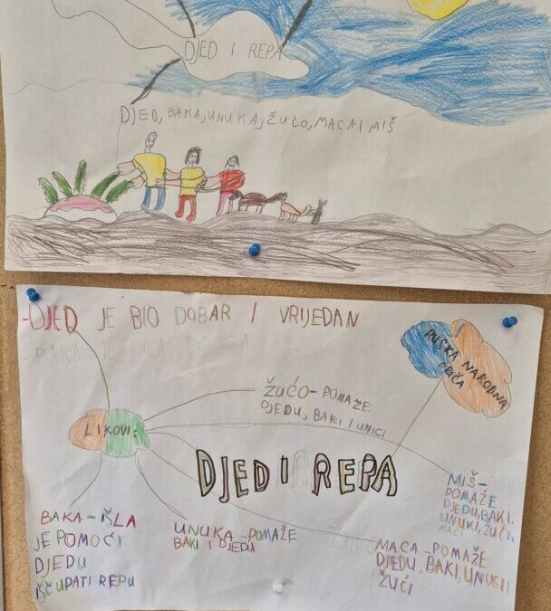 “Zašto grimčak nije mogao rasti” i “Djed i repa”
