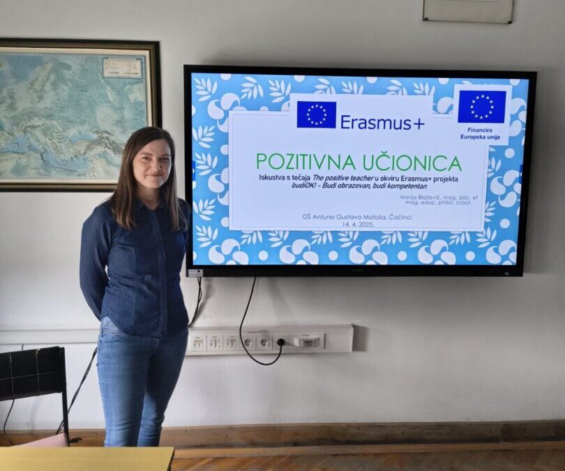 “Pozitivna učionica” – Erasmus+ projekt