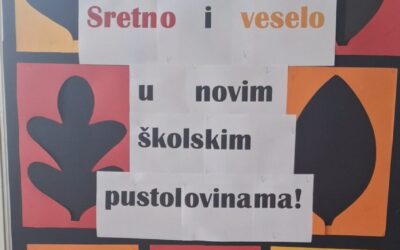 Prvi dan nove nastavne godine!