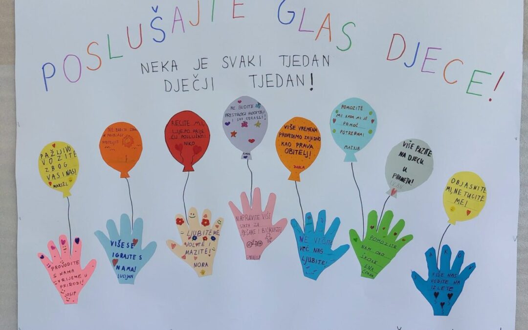 Aktivnosti tijekom Dječjeg tjedna u 4.r